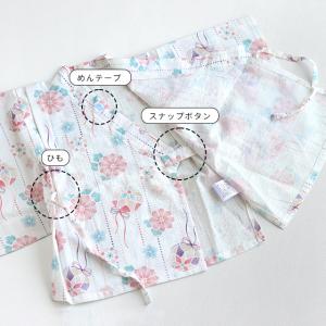 mocmof セパレート浴衣セット うちわ飾り...の詳細画像3