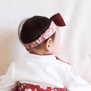 mocmof 袴 ロンパース&和風リボン ヘア...の詳細画像4