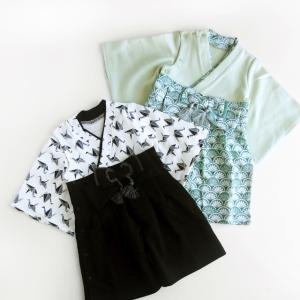 mocmof 袴 ロンパース&ベビー兜セット(...の詳細画像2