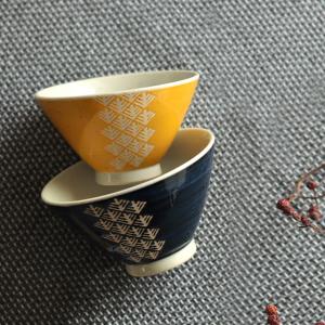 Maturite こぎん 茶碗大&小セット(夫...の詳細画像5