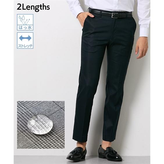 スーツ スラックス はっ水 ストレッチ ノータック 股下75cm 76-91cm 大きいサイズ メン...