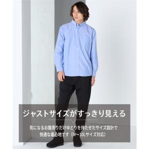 カジュアルシャツ 長袖 形態安定 オックスフォ...の詳細画像4