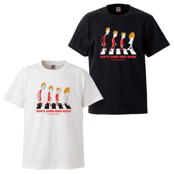 サッカージャンキー×Jerry Tシャツ「フットサル アビーロード 半袖Tシャツ」(sj24c68)