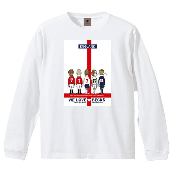 サッカージャンキー×Jerry Tシャツ「フットサル WE LOVE BECKS ロングTシャツ」(...