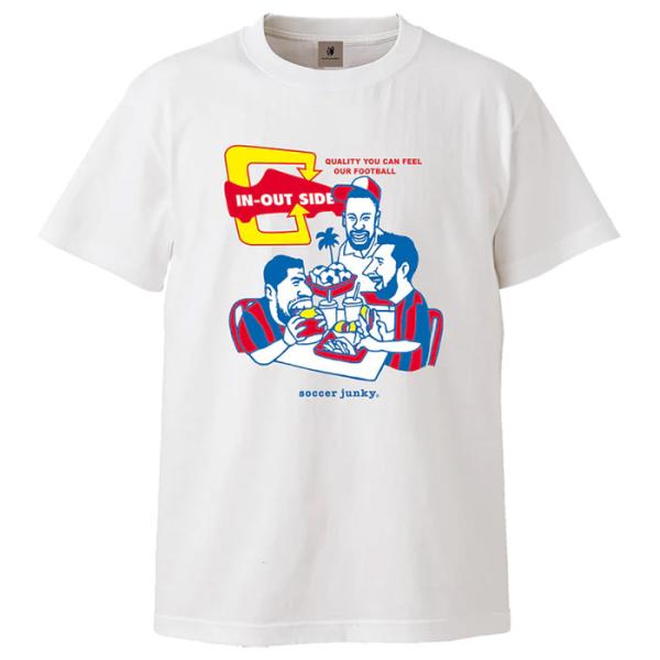 サッカージャンキー×Jerry Tシャツ「IN-OUT SIDE BARGER 半袖Tシャツ 半袖T...