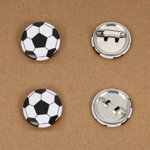 ミニサイズの缶バッチ オリジナルサッカーボール...の詳細画像2