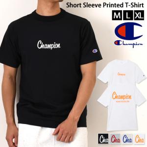 チャンピオン Champion 半袖 Tシャツ メンズ レディース ショートスリーブ C3-B340 プリント コットン ベーシック ブランド｜FES