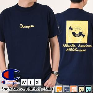 チャンピオン Champion Tシャツ 半袖 メンズ レディース ショートスリーブ C3-B341 プリント コットン ベーシック ブランド｜FES
