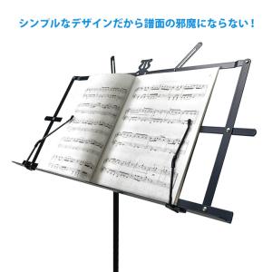 譜面台 折りたたみ 軽量 ケース付き スチール...の詳細画像3