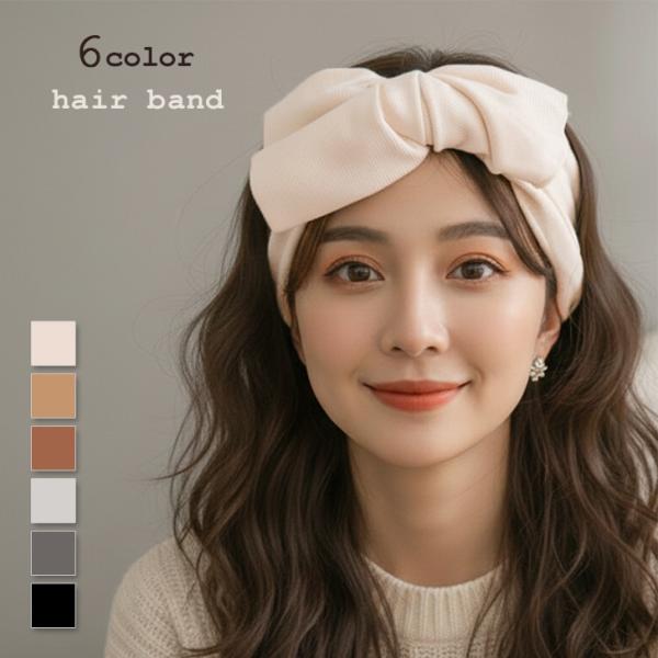 ヘアバンド カチューシャ レディース ヘアアクセサリー ヘアアレンジ ターバン おしゃれ 幅広 太め...