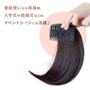 ヘアピース 白髪 薄毛 部分ウィッグ 女性 頭...の詳細画像5