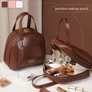 メイクポーチ 大容量 自立 化粧 コスメ バッグ...の商品画像