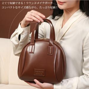 メイクポーチ 大容量 自立 化粧 コスメ バッ...の詳細画像3