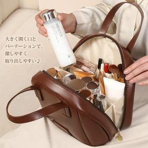 メイクポーチ 大容量 自立 化粧 コスメ バッ...の詳細画像4