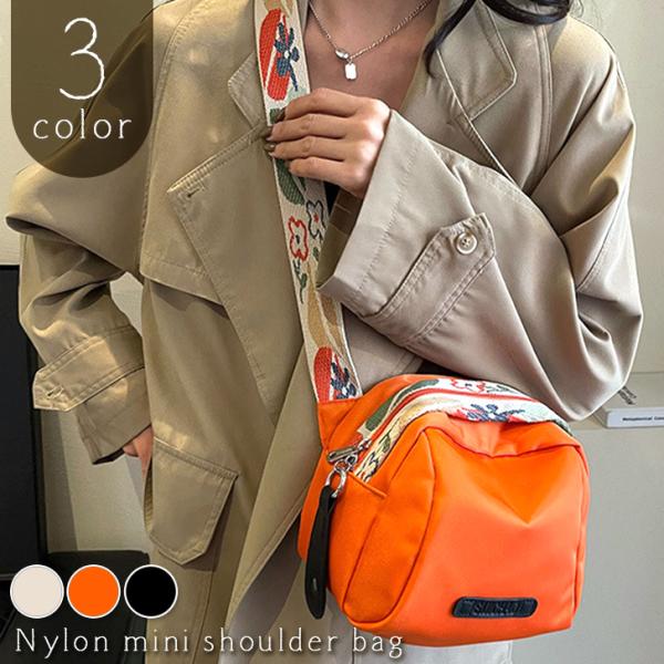 ショルダーバッグ メンズ レディース 軽い 小さい ミニ ポーチ ナイロン 韓国 斜めがけ 肩掛け ...