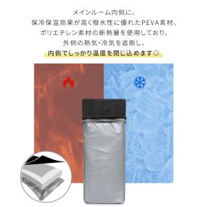 ペットボトルホルダー 保冷 2本 入る 肩掛け...の詳細画像4