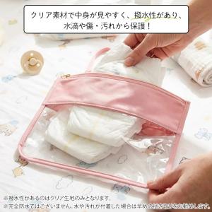 フラットポーチ ハンドストラップ付き クリア ...の詳細画像3