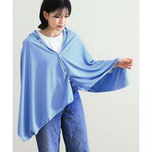 冷感ポンチョ ストール ケープ フード タオル...の詳細画像3