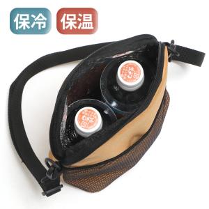 ショルダーバッグ 保冷 保温 ドリンクホルダー...の詳細画像3