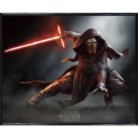 映画 スター・ウォーズ／フォースの覚醒 ポスター〔フレーム付〕〔新品〕 DMP-052FR