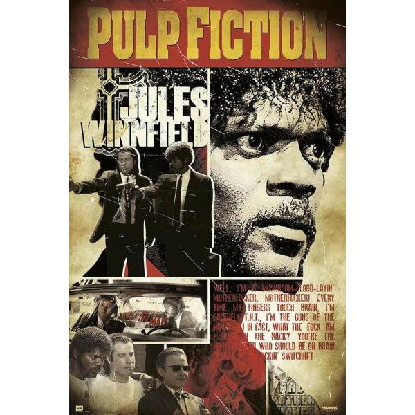 映画 パルプ・フィクション（サミュエル・L・ジャクソン） ポスター〔新品〕 GPE-4914P