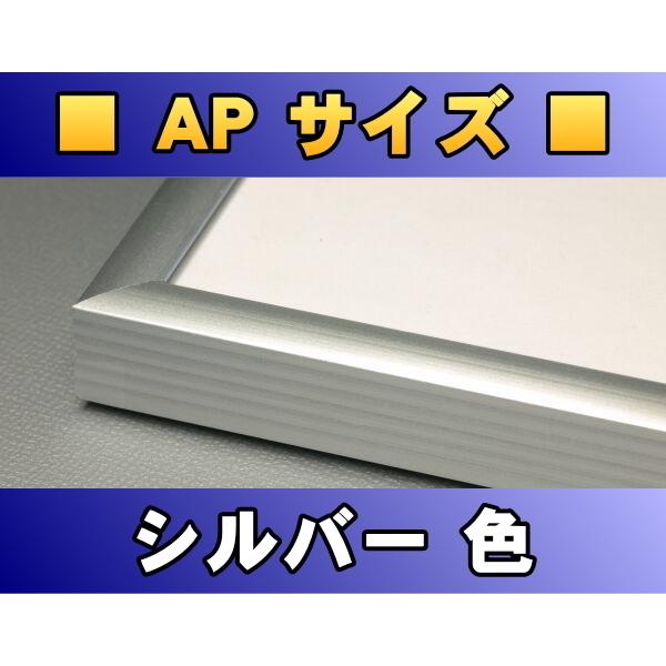 ポスターフレーム APサイズ（40.0×40.0cm） シルバー色〔新品〕 S-AP