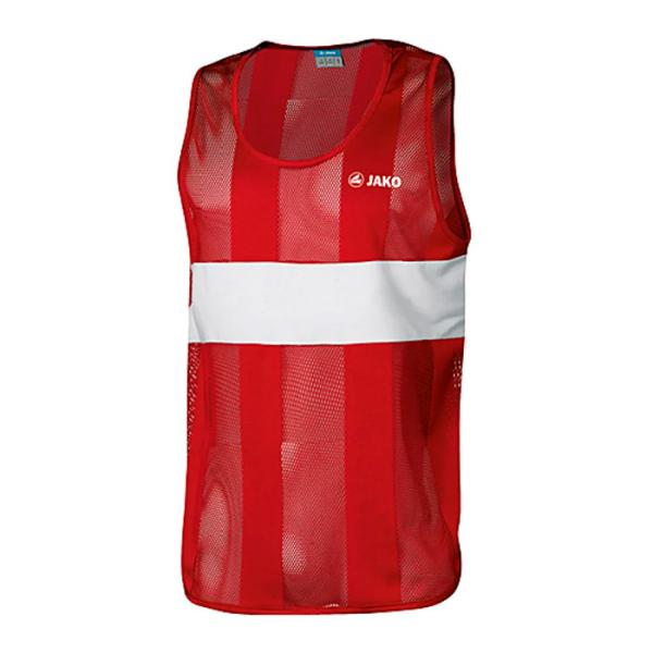 【特価】ビブス ジュニアサイズ(レッド)【名入れ可タイプ】【JAKO/ヤコ】(2614 02-01)