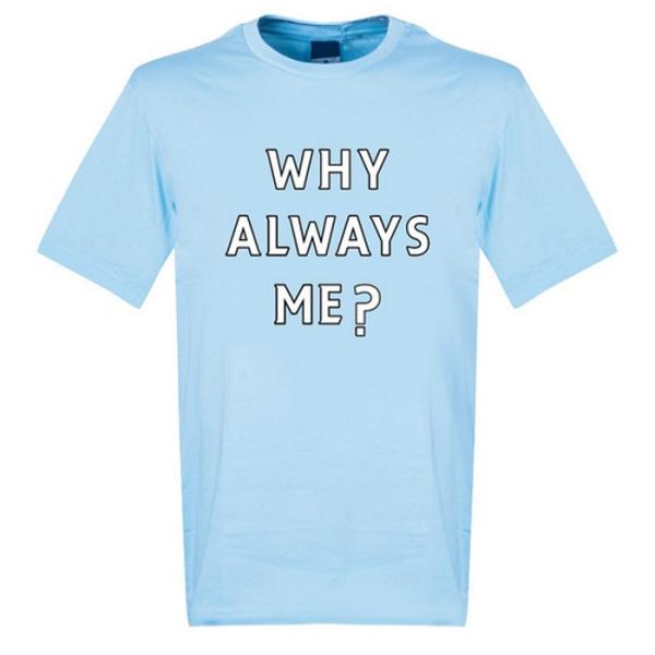 RE-TAKE(リテイク) バロテッリ マンチェスターシティ Why Always Me？ Tシャツ...