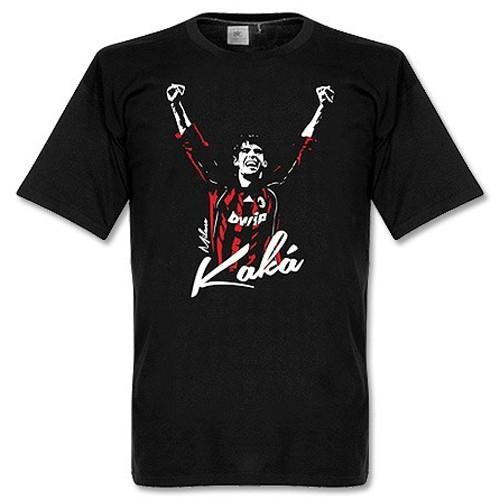 RE-TAKE(リテイク) カカ ACミラン Tシャツ(ブラック)