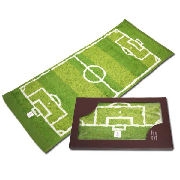 (専用化粧箱入り) リアルサッカーフェイスタオル(今治タオル)