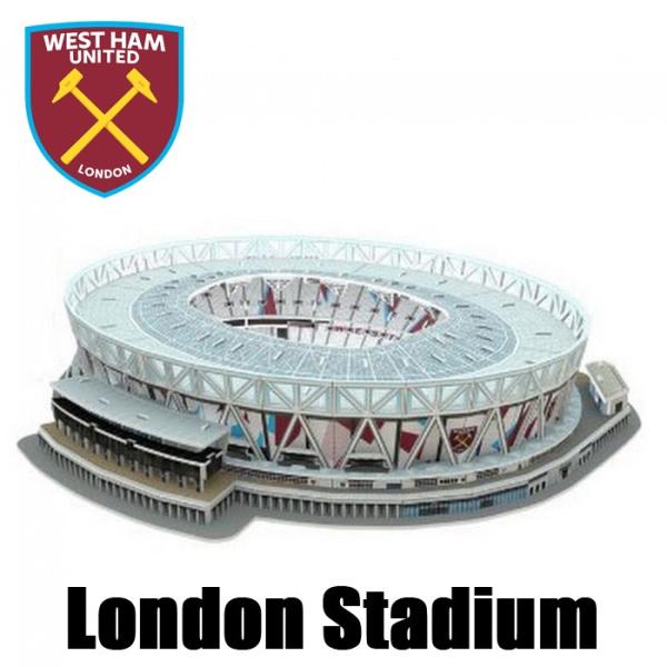 ウエストハム オフィシャル スタジアム(ロンドン・スタジアム) 3D パズル【Nanostad/ナノ...