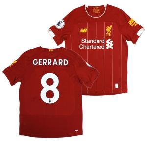 リバプール 19 ホーム 半袖 ユニフォーム No 8 ジェラード プレミアパッチ付き New Balance ニューバランス Mt 8g P サッカーショップ Fcfa 通販 Yahoo ショッピング
