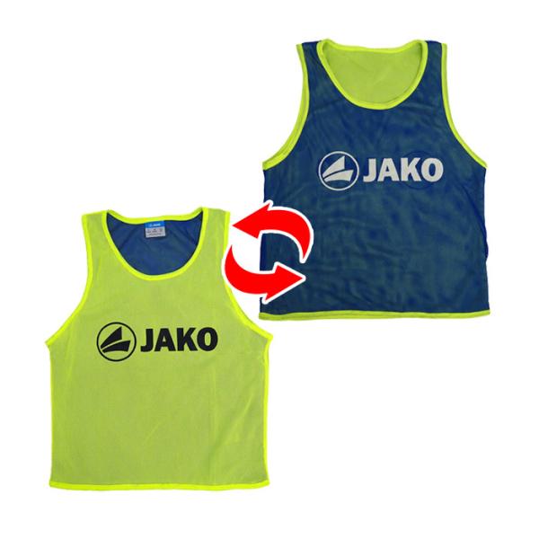 リバーシブルビブス  幼児用サイズ(ネオンイエロー/ブルー)【JAKO/ヤコ】(2618-03)