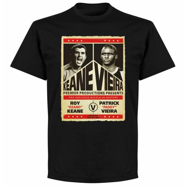 RE-TAKE(リテイク) キーン vs ヴィエラ Battle Tシャツ(ブラック)(BLACK-...