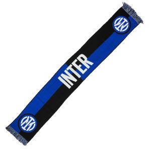 ECM12】【国内未発売】インテル ジャガード マフラー【Inter Milan