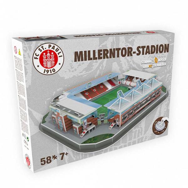 ザンクトパウリ オフィシャル スタジアム（ミラントア・シュタディオン）3Dパズル【Nanostad/...