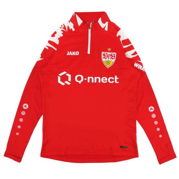 シュトゥットガルト 23-24 パフォーマンス 1/4 ZIPトレーニング トップ(レッド)【JAK...