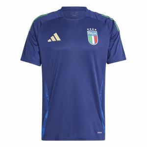 イタリア代表 2024 トレーニングジャージー 半袖 (ネイビー)(adidas/アディダス)(IQ...