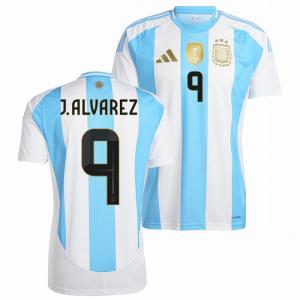 アルゼンチン代表 2024 ホーム 半袖 ユニフォーム No.9 フリアン・アルバレス(adidas/アディダス)(IP8409/9J)｜fcfa