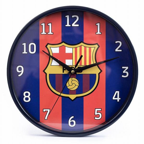 FCバルセロナ オフィシャル 壁掛け時計(ブルー×レッド)