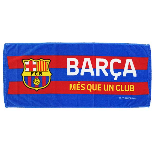 FCバルセロナ オフィシャル フェイスタオル(ブルー×レッド)(BCN54121)