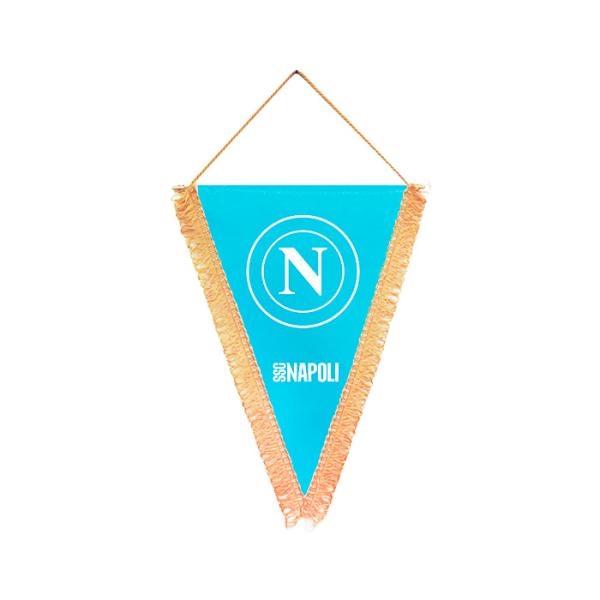 SSCナポリ オフィシャル ペナント Triangle14x17cm(サックス)(NA1201)