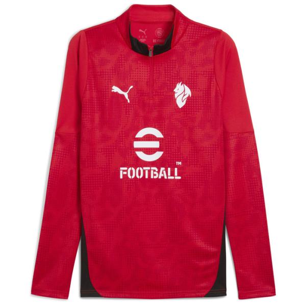 ACミラン 25-26 1/4ジップ トレーニングトップ(レッド)【PUMA/プーマ】(782363...
