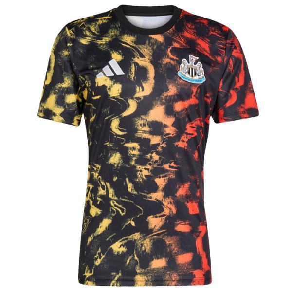 ニューカッスル 25-26 プレマッチシャツ 半袖(ブラック×イエロー)【adidas/アディダス】...