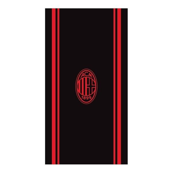 ACミラン オフィシャル ビーチタオル Red Line(ブラック×レッド)(MI.8934282)