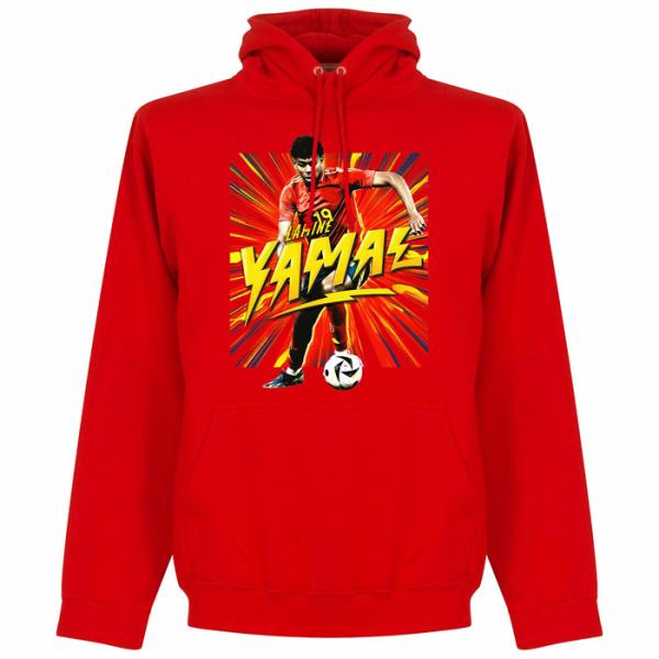 RE-TAKE(リテイク) ラミン・ヤマル スペイン代表 STAR BURST パーカー(レッド)