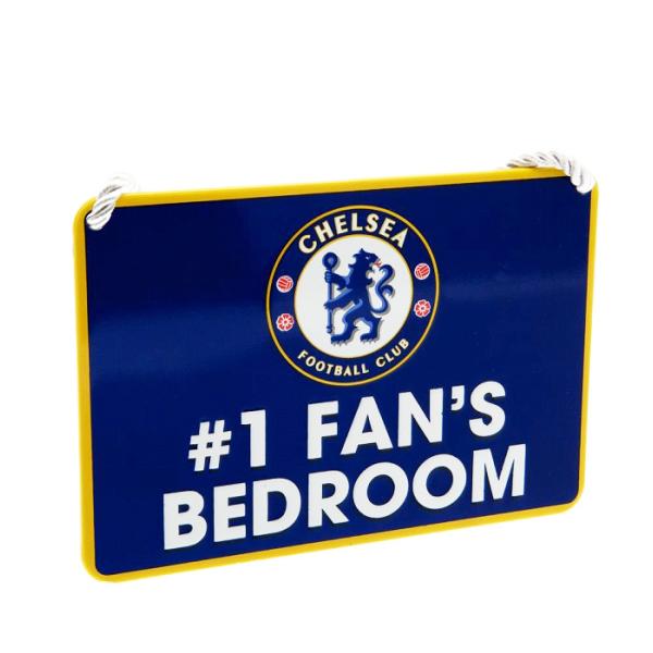 チェルシー オフィシャル ベッドルーム サイン No.1 Fan (ブルー)
