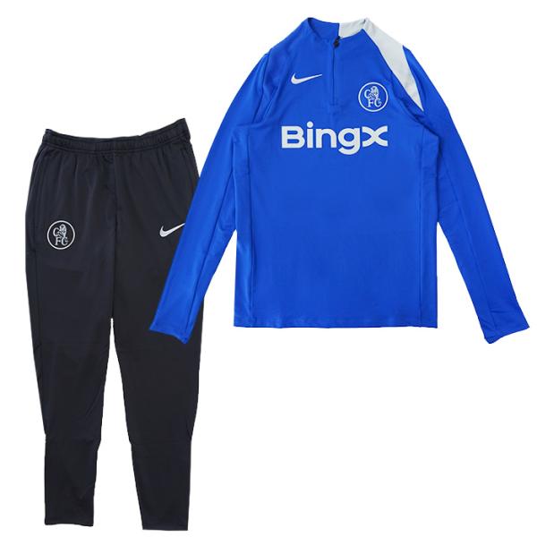 チェルシー 25-26 Dri-FIT Strike ドリルトップ＆KPZパンツ 上下セット(ブルー...