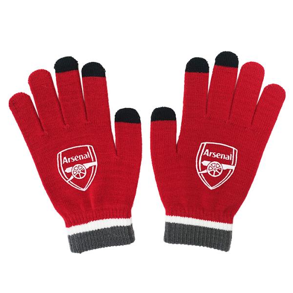 アーセナル オフィシャル スマホ対応 ニットグローブ(レッド)(ARS87742)