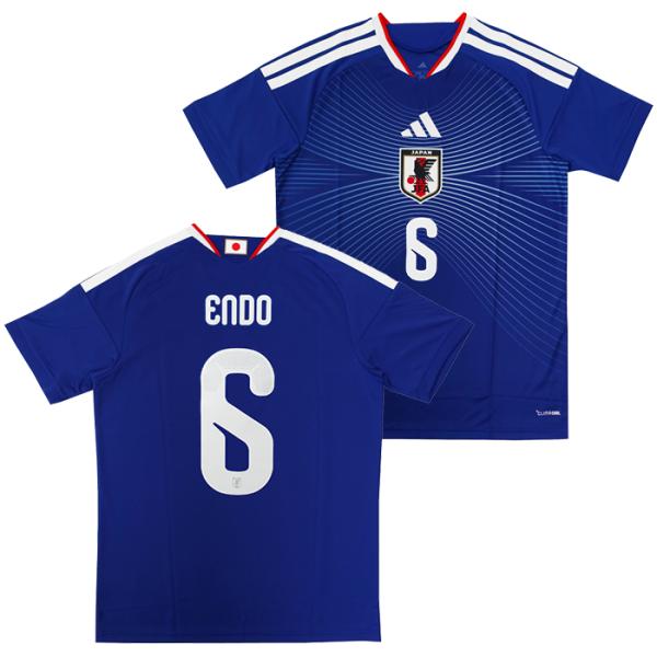 ●アディダス サッカー日本代表 2026 ホーム レプリカ ユニフォーム No.6 遠藤航【adid...